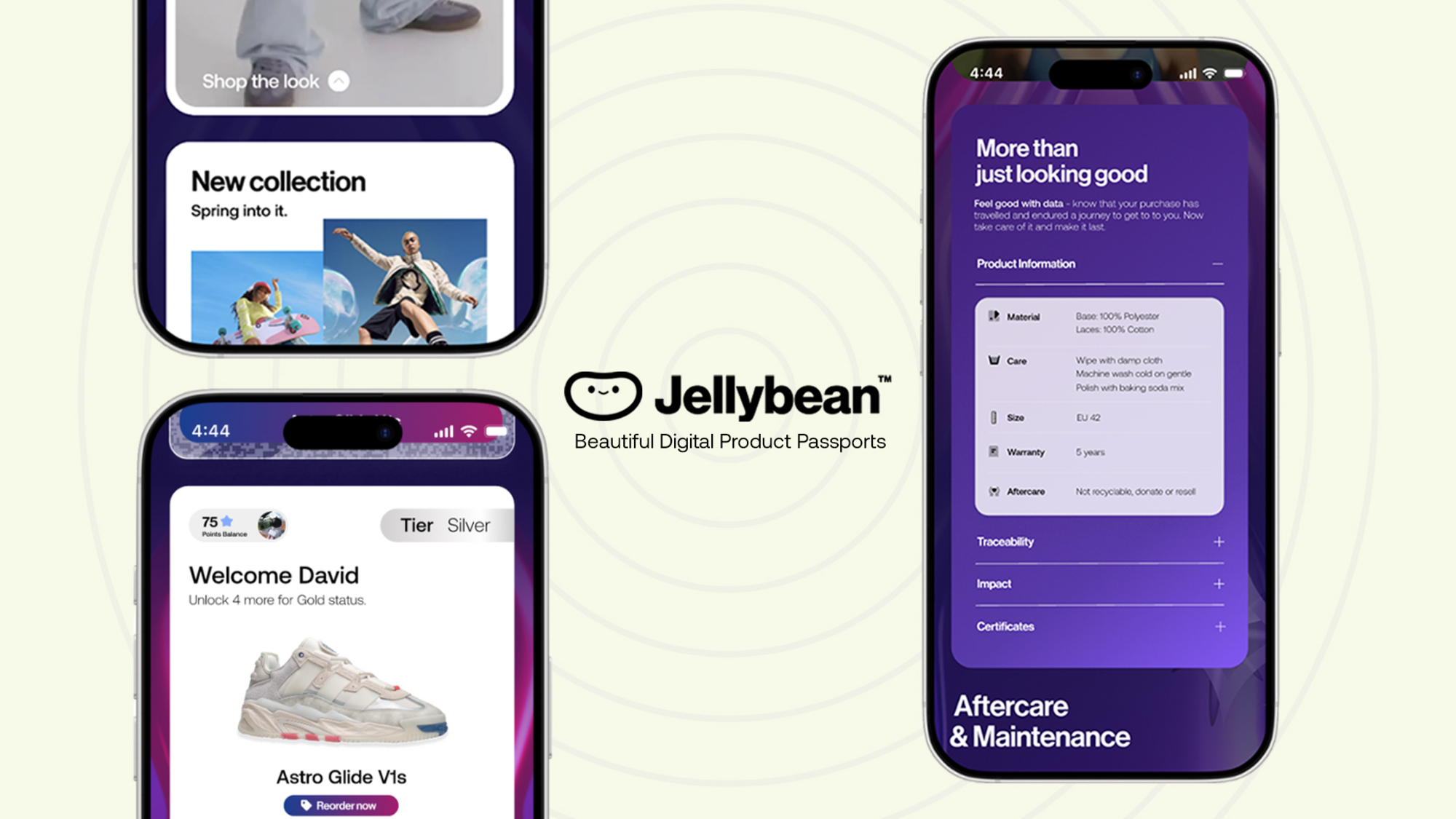 Jellybeanはデジタルパスポートに目を向けて、ファッションブランドの新しい接続を作成します